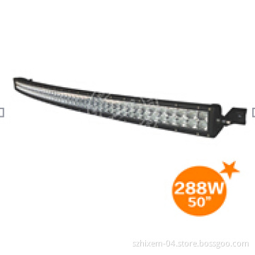 ATV 4*4 Jeep Trucks Light 288W Curved LED Light Bar 50inch LED Wor Light C. R. E. E.